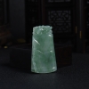 缅甸天然糯种浅绿翡翠节节高升吊坠-红掌柜