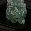 缅甸天然糯种翡翠貔貅吊坠-红掌柜