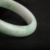缅甸天然豆种翡翠手镯-红掌柜