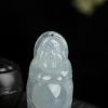 天然糯冰种翡翠佛吊坠-红掌柜