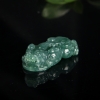缅甸油青种暗绿翡翠貔貅吊坠-红掌柜