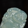 缅甸天然冰糯种翡翠逍遥佛吊坠-红掌柜