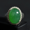 天然翡翠戒面-红掌柜