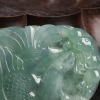 缅甸天然糯冰种翡翠大展宏图吊坠-红掌柜