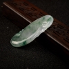 缅甸糯冰种飘花翡翠吉祥如意吊坠-红掌柜