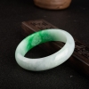 天然糯种飘翠翡翠手镯 - 红掌柜