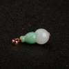缅甸天然糯种翡翠吊坠-红掌柜