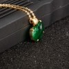 糯冰种深绿翡翠如意吊坠-红掌柜