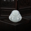 缅甸天然糯冰种翡翠弥勒佛吊坠-红掌柜