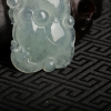 糯冰种翡翠年年有余吊坠-红掌柜