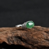 糯冰种深绿翡翠戒指-红掌柜