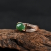 深绿翡翠戒指-红掌柜