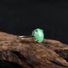 豆种豆绿翡翠戒指-红掌柜