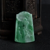 糯种飘翠翡翠大展宏图吊坠-红掌柜