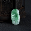 糯种飘翠翡翠年年有鱼吊坠-红掌柜
