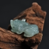 糯种灰绿翡翠吊坠-红掌柜