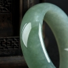 天然糯种翡翠手镯-红掌柜