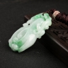 糯种飘翠翡翠佛手吊坠-红掌柜