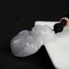 糯种晴水翡翠弥勒佛吊坠-红掌柜
