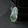 糯冰种翡翠宝瓶吊坠-红掌柜