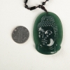 缅甸蓝绿翡翠阿弥陀佛吊坠-红掌柜