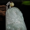 天然糯种翡翠辰龙吊坠-红掌柜
