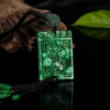 花青种翡翠吉祥如意吊坠-红掌柜