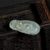 糯冰种翡翠如意吊坠-红掌柜
