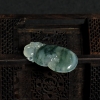 缅甸糯冰种飘花翡翠如意吊坠-红掌柜