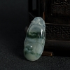 糯冰种飘花翡翠如意吊坠-红掌柜