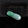 缅甸天然糯种翡翠福瓜吊坠-红掌柜