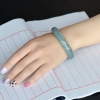 灰绿翡翠手镯-红掌柜
