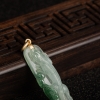 缅甸冰种翡翠吊坠-红掌柜