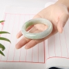 糯种俏色翡翠手镯-红掌柜