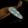 天然糯冰种浅绿翡翠金枝玉叶吊坠-红掌柜