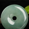 天然翡翠平安扣吊坠-红掌柜