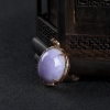 紫罗兰翡翠蛋面吊坠-红掌柜
