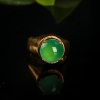 缅甸翡翠戒面-红掌柜