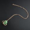 细糯种阳绿平安扣-红掌柜珠宝