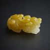 糯种翡翠黄翡貔貅摆件 - 红掌柜珠宝