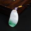 糯种翡翠福瓜吊坠-红掌柜珠宝