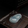 缅甸天然冰糯种浅绿翡翠吊坠-红掌柜
