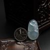 冰糯种浅绿翡翠葫芦吊坠-红掌柜