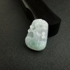 糯种浅绿翡翠梅花吊坠 - 红掌柜