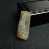 缅甸糯冰种俏色翡翠观音吊坠-红掌柜