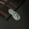 冰种飘花翡翠观音吊坠-红掌柜