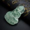 A货天然冰糯种晴水翡翠释迦牟尼吊坠 - 红掌柜