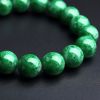 缅甸A货天然糯种翠色翡翠手串 - 红掌柜