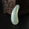 冰糯种飘翠翡翠福瓜吊坠-红掌柜