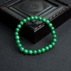 7mm缅甸糯种翠色翡翠手串-红掌柜